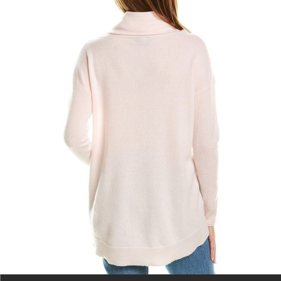 FORTE CASHMERE COWL NECK, DROP SHOULDER, MERINO WOOL AND SILK SWEATER/EUC - Picture 11 of 16